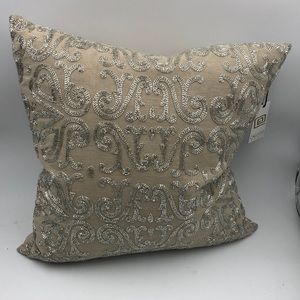 Callisto Home Beaded Accent Pillow
